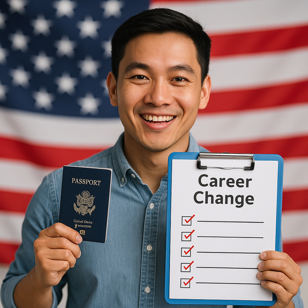Người Việt tại Mỹ chuẩn bị đổi nghề với hộ chiếu và checklist trong tay